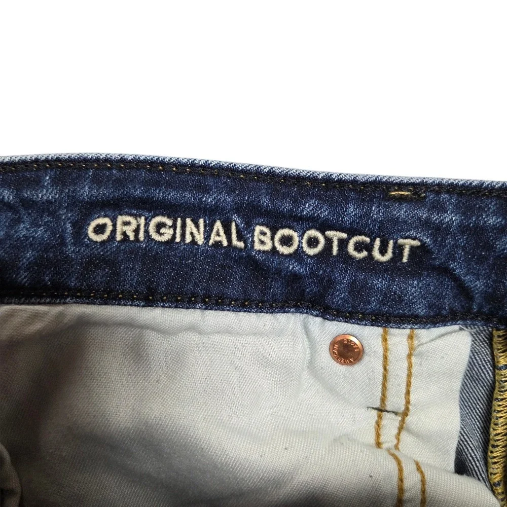American Eagle Original Bootcut Jeans Mens 30 x 30 HEMMED Mid Rise Denim